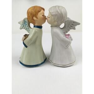 Vintage Kissing Angels, Wedding Cake handmade Japan Christmas Presents